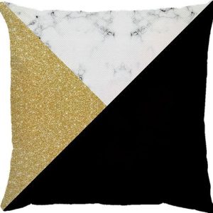 Capa de Almofada Patch Preto