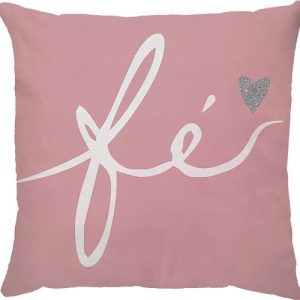 Capa de Almofada Fé Rosa