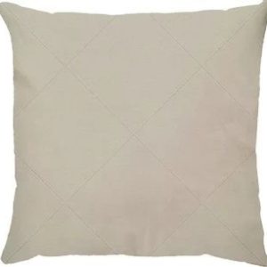Capa de almofada suede branca drapeada