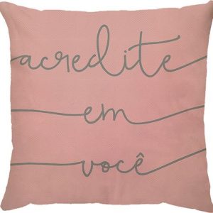 Capa de Almofada Acredite em você