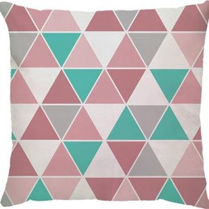 Capa de Almofada Angra Rosa e Verde