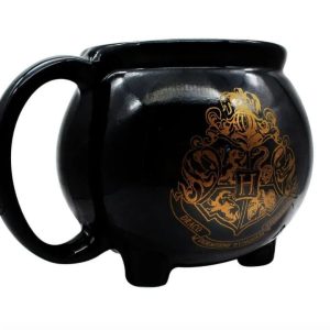 Caneca caldeirão Hogwarts Harry Potter 3d