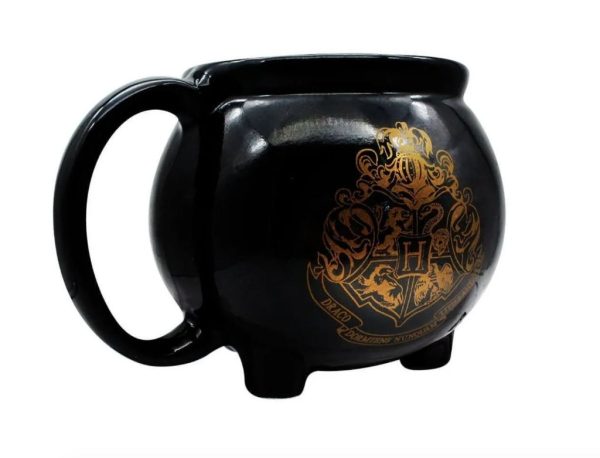 Caneca caldeirão Hogwarts Harry Potter 3d