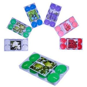 Jogo de Velas aromáticas 8 pçs
