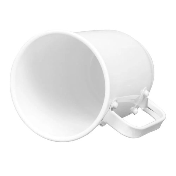 Caneca de chopp personalizada em alumínio branca 600 ml - Imagem 2