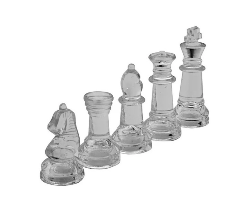 Jogo de Xadrez de Vidro Luxo 37x37 32 Peças - Imporiente em Promoção na  Americanas
