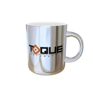 Caneca cromada para personalização