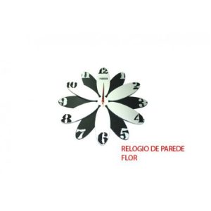 Relógio de Parede Modelo Flor 39X3cm