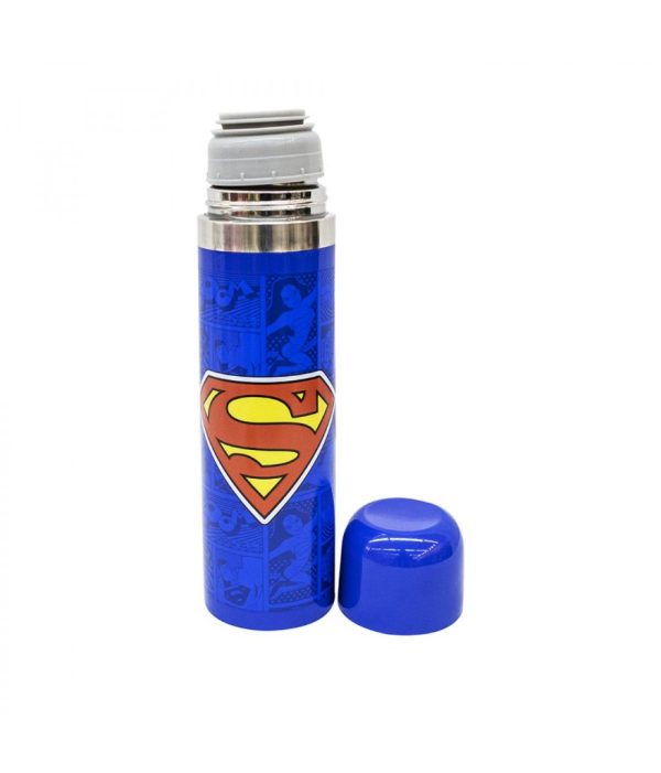 Garrafa Térmica Super Homem 500ml - Liga da Justiça - Imagem 2