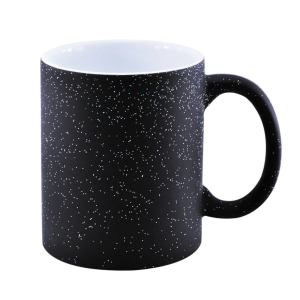 Caneca mágica com glitter