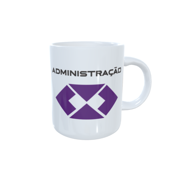 Caneca profissão Administração branca