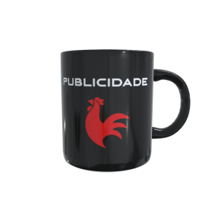 Caneca profissão Publicidade preta