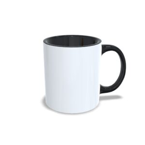 Caneca personalizada com interior preto
