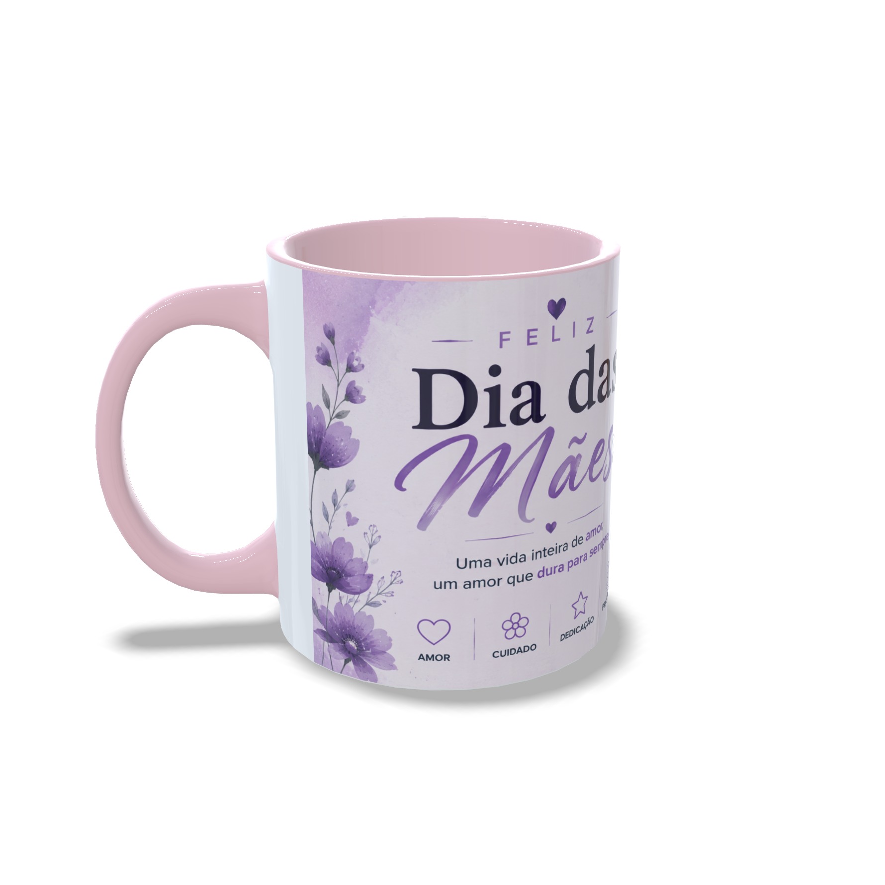 Caneca Dia das Mães - Uma vida inteira